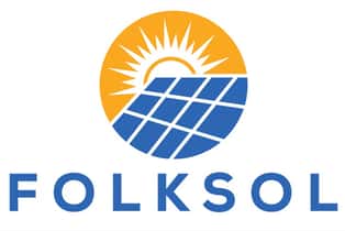 Logotyp för Folksol, Sveriges bästa solcellsleverantör enligt Hemsols jämförelse.