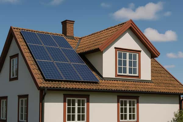 Solceller på gamla tak
